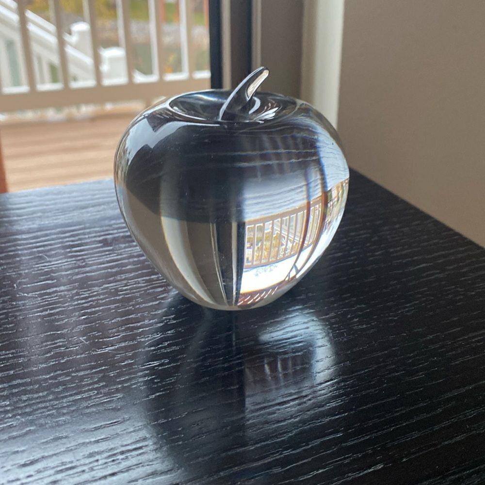 Tiffany & Co. apple paperweight